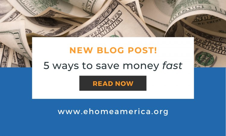 5 ways to save money fast